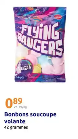 Action Bonbons soucoupe volante offre