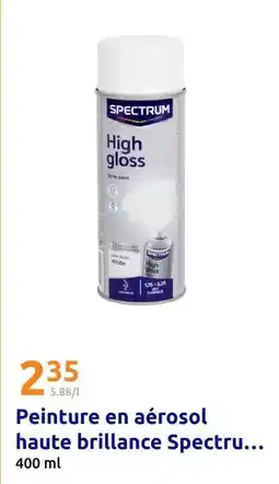 Action My - peinture en aerosol haute brillance spectru offre