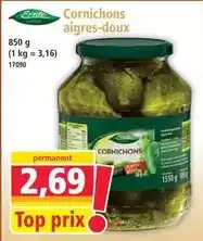 Norma Ernte - cornichons aigres-doux offre