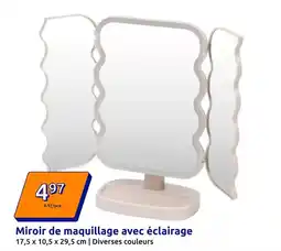 Action Miroir de maquillage avec éclairage offre