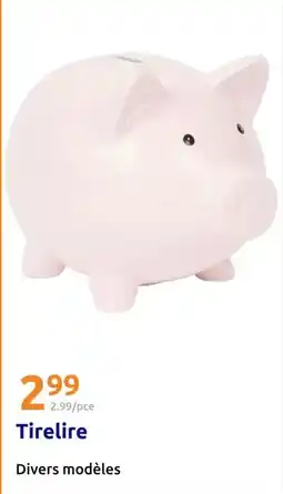 Action Tirelire offre