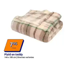 Action Plaid en teddy offre