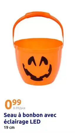 Action Seau à bonbon avec éclairage led offre