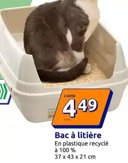 Action Bac à litière offre