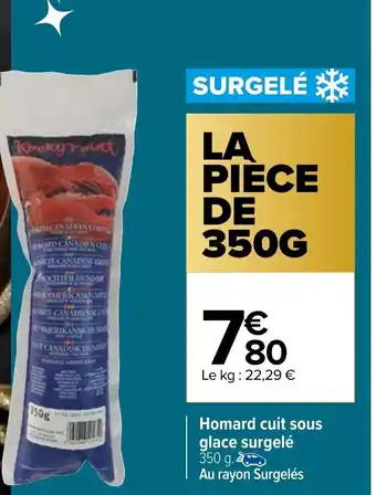 Carrefour Homard Cuit Sous offre