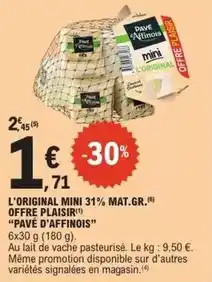 E.Leclerc Signal - l'original mini 31% mat.gr. offre plaisir offre