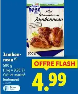 Lidl Alpen fest style - jambon-neau offre