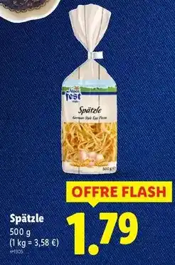 Lidl Alpen test style - spätzle offre