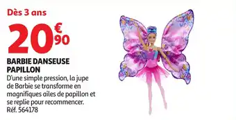 Auchan Barbie danseuse papillon offre