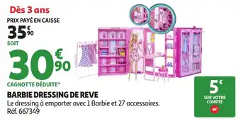 Auchan Barbie dressing de reve offre