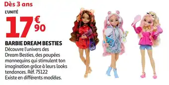 Auchan Barbie dream besties offre