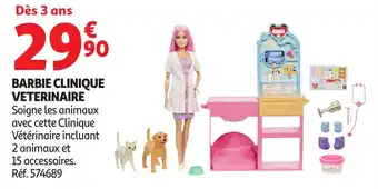 Auchan Barbie clinique veterinaire offre