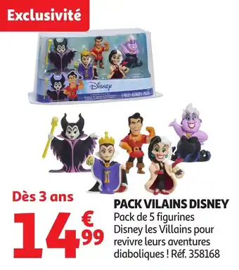 Auchan Pack vilains disney offre