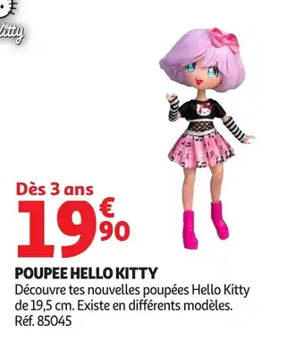 Auchan Poupee hello kitty offre