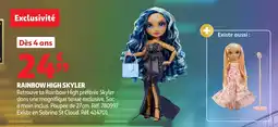 Auchan Rainbow high skyler offre