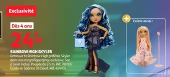 Auchan Rainbow high skyler offre