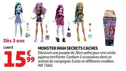 Auchan Monster high secrets caches offre