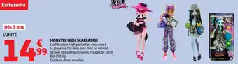 Auchan Monster high scareadise offre