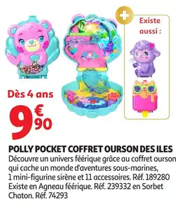 Auchan Polly pocket coffret ourson des iles offre