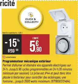 Bricorama Programmateur mécanique extérieur offre