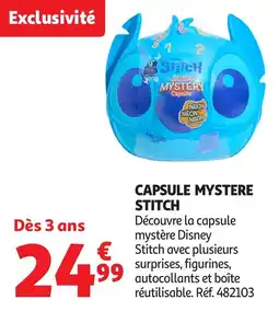 Auchan Capsule mystere stitch offre
