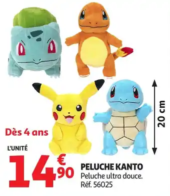 Auchan Peluche kanto offre
