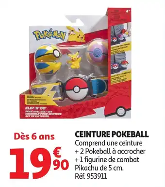 Auchan Ceinture pokeball offre