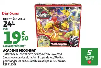 Auchan Academie de combat offre