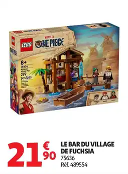 Auchan Le bar du village de fuchsia offre