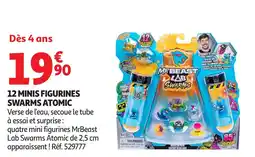 Auchan 12 minis figurines swarms atomic offre