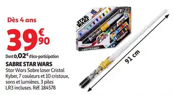 Auchan Sabre star wars offre