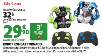 Auchan Robot kombat tornado offre