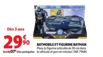 Auchan Batmobile et figurine batman offre