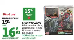 Auchan Shaky volcano offre