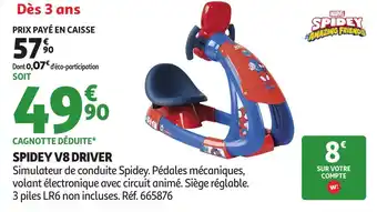 Auchan Spidey v8 driver offre