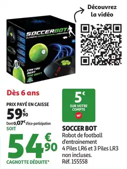 Auchan Soccer bot offre