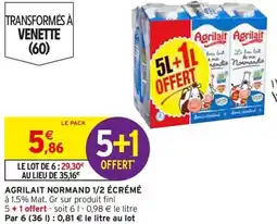 Intermarché Express AGRILAIT Normand 1/2 écrémé offre