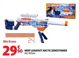 Auchan Nerf loadout arctic zerostriker offre