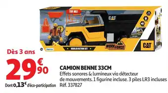 Auchan Camion benne offre