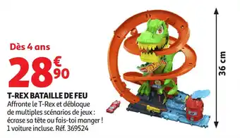 Auchan T-rex bataille de feu offre