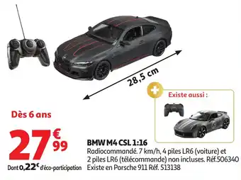 Auchan Bmw m4 csl 1:16 offre