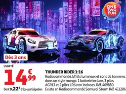 Auchan Thunder rider 1:16 offre