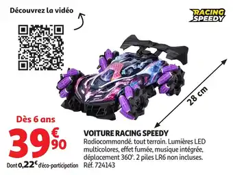 Auchan Voiture racing speedy offre