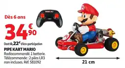 Auchan Pipe kart mario offre