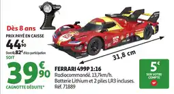 Auchan Ferrari 499p 1:16 offre
