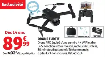 Auchan Drone furtif offre