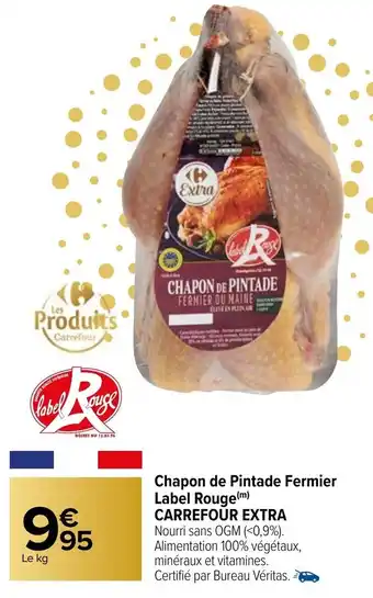 Carrefour Chapon de Pintade Fermier offre