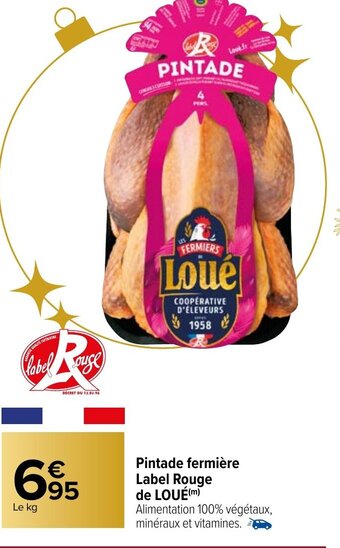 Carrefour Pintade Fermière offre