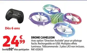 Auchan Drone cameleon offre