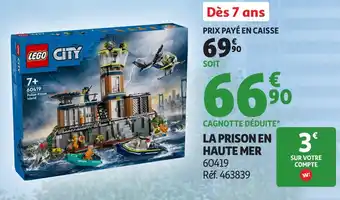 Auchan La prison en haute mer offre